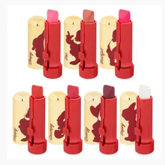 Disney Snow White 1937 Collection Mini Lipstick Set by Besame RARE NEW/SEALED - Picture 4 of 9